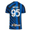 Maglia ufficiale Inter Milan Bastoni 95 Casa 2024-25 per Uomo